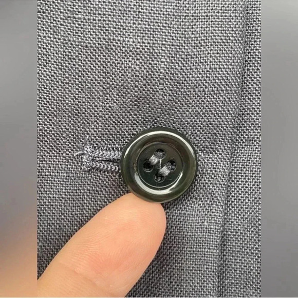 Agnes B dark grey linen New Cubana shacket 42/10 - Picture 7 of 15